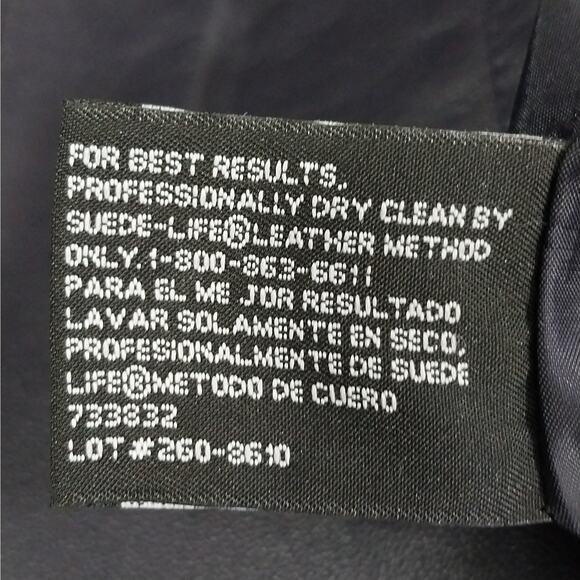 NWOT! EAST 5TH! LAVENDER PURPLE GENUINE LEATHER ZIPPER FRONT JACKET, COAT! SZ M - Picture 9 of 11